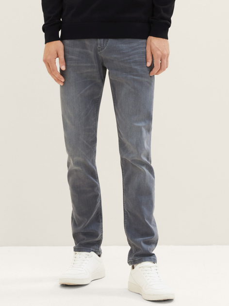 Jeansy skinny męskie Tom Tailor 1021161 33-34 Szare (4063879184840) - obraz 1