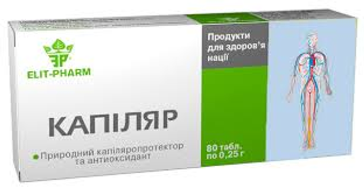 Таблетки ELIT-PHARM Капіляр 80 табл - изображение 1