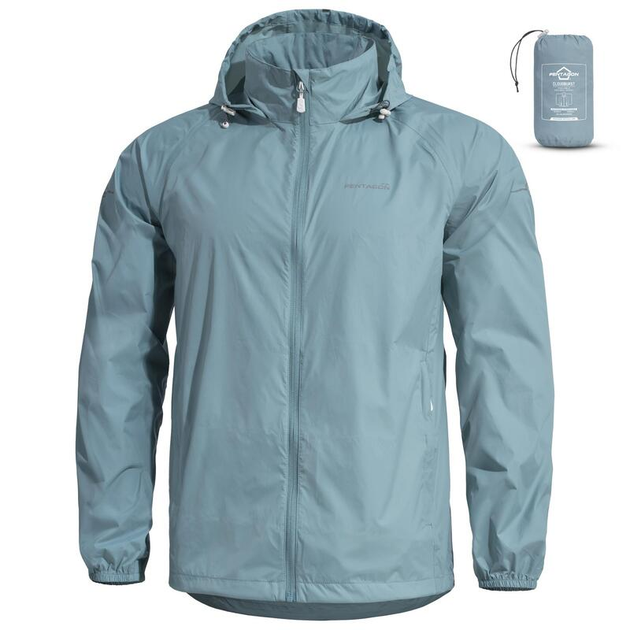 Дощова куртка Pentagon CLOUDBURST PACKABLE MENS RAIN JACKET K07019 Medium, RAL7013 (Олива) - зображення 2