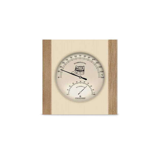 Термогигрометр для бани и сауны 2в1 0°C до +140°C 0-100% деревянный ...