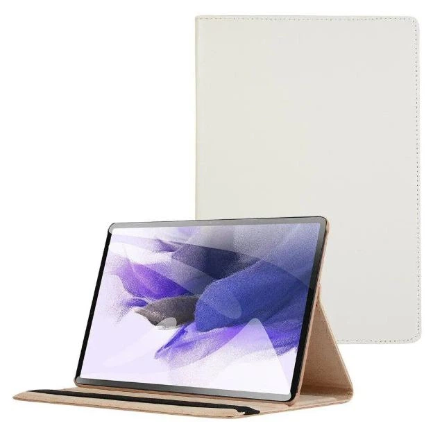 Чохол 360 на Samsung Galaxy Tab S10 FE (10.9") / чохол для планшета з функцією вертикальної та горизонтальної підставки / (білий) - зображення 2
