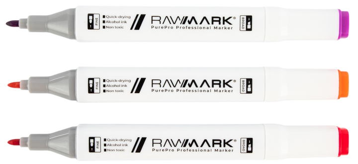 Набір спиртових маркерів Rawmark PurePro Portrait 36 шт (5907587806542) - зображення 3