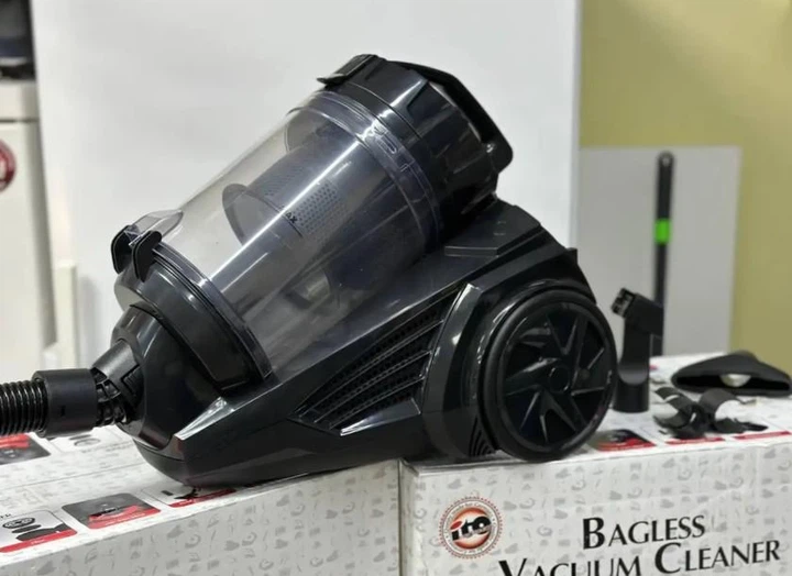 Пилосос колбовий ITO Electronics KPA 12E-1 Germany, Чорний - зображення 2
