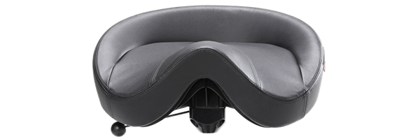 Стілець сідло для активного сидіння Backapp Smart Leather, Alu, Black ball, Wheels Silver Grey - зображення 2
