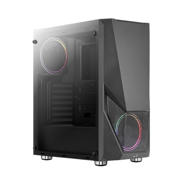 Корпус AeroCool Zauron Saturn FRGB-G-BK-v2 (ACCM-PV23023.11) Black без БЖ - изображение 1