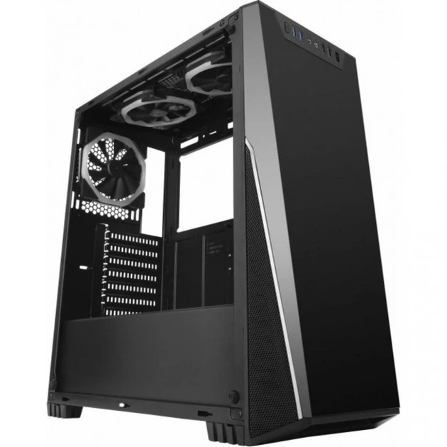 Корпус без БЖ Frime MARK III (MARKIII-U3-GLS-3RGBF-WP) ATX MicroATX - Фото 1 Корпус без БЖ Frime MARK III (MARKIII-U3-GLS-3RGBF-WP) ATX MicroATX - изображение 1