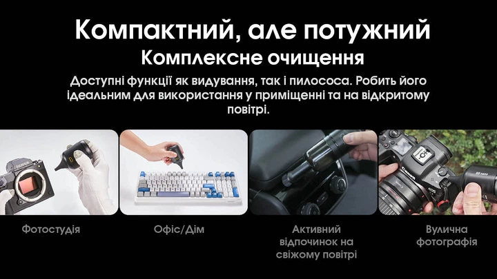 Компресор Nitecore BB Nano для чищення фото та відео техніки - изображение 11