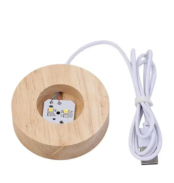 Нічник "Сяюча кришталева куля" від usb, дизайн - сатурн - изображение 4