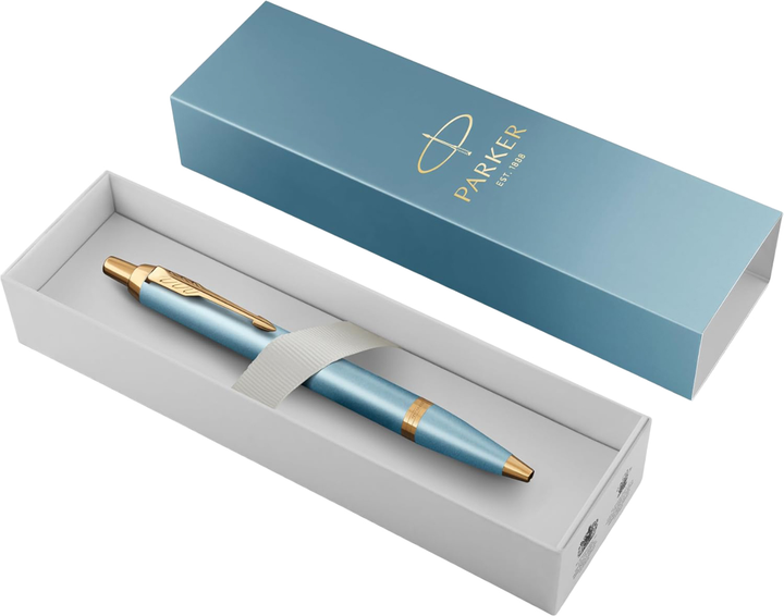 Ручка кулькова Parker Im Writing Rituals Turquoise Green GT Синя (3026982038944) - зображення 1