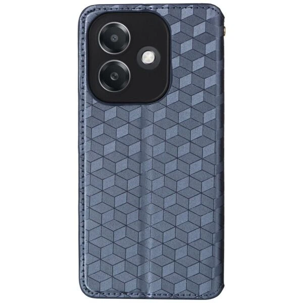 Чехол Deexe Rhombus Book для OPPO A3x / A3 / A40m - Blue - изображение 8