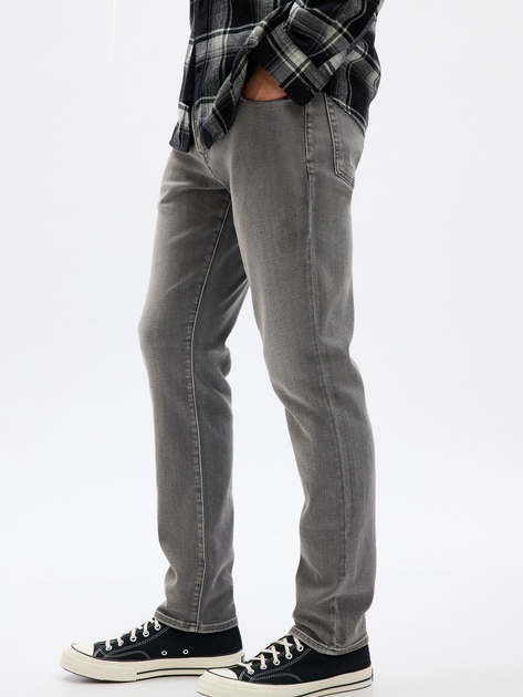 Джинси Slim fit чоловічі GAP 749094-00 W31L32 Сірі (1200116143113) - зображення 3