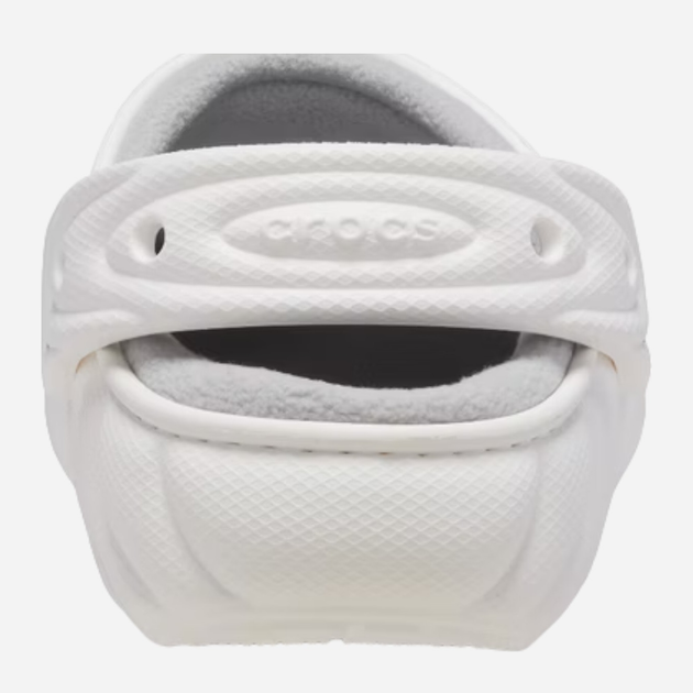 Chodaki damskie ocieplane Crocs Classic Lined Overpruff Clog 210059-100 36-37 (M4/W6) Białe (0196265759989) - obraz 6