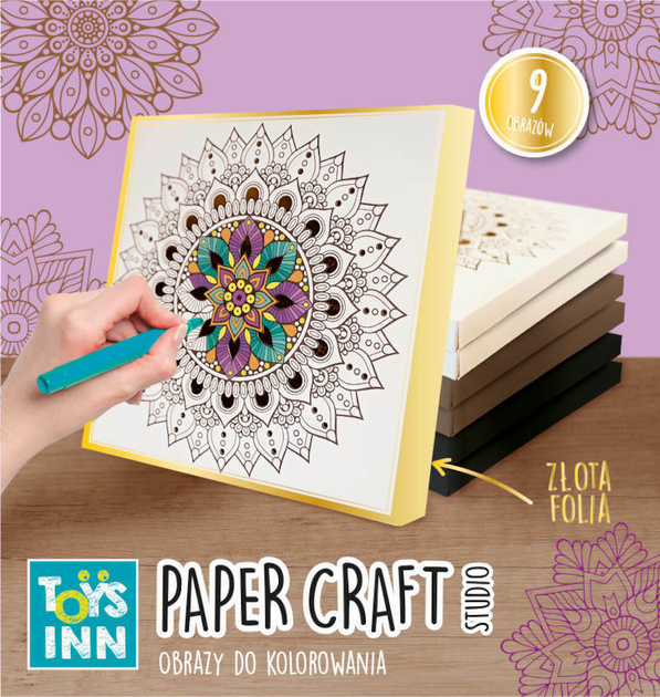 Kolorowanka Toys Inn Paper Craft Mandala (5901583298882) - obraz 2