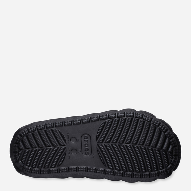 Klapki męskie z futerkiem Crocs Classic Cozzy Overpuff Sandal 210074-001 42-43 (M9/W11) Czarne (0196265733620) - obraz 5
