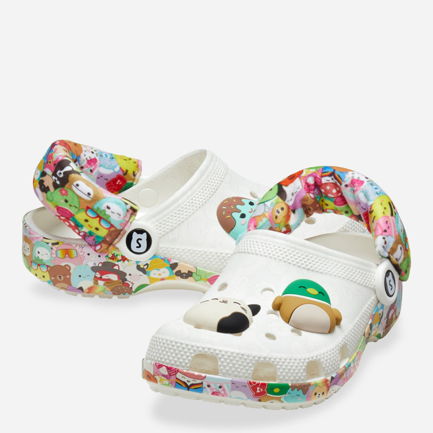 Підліткові крокси-сабо для дівчинки Crocs Classic Squishmallows Clog Kids 210228-90H 36-37 Різнокольорові (196265833795/0196265833795) - зображення 3