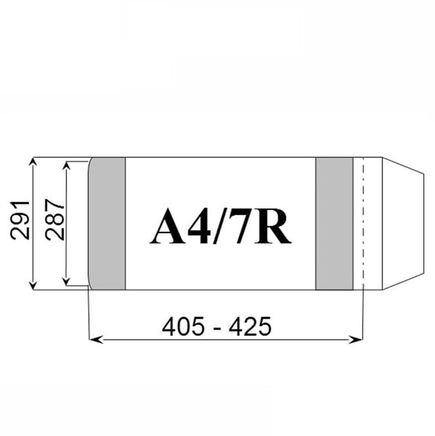 Набір обкладинок для підручників D&D Регульованих A4/7R 287 x 405-425 мм 25 шт (ZES5908301402088) - зображення 2