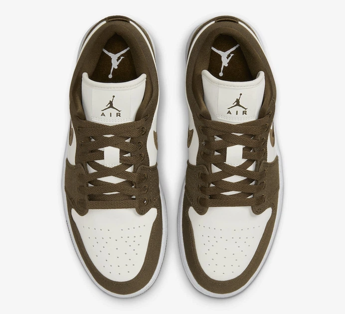 Кросівки Air Jordan Low Se Beige/Olive DV0426-301 38.5 - Фото 4 Кросівки Air Jordan Low Se Beige/Olive DV0426-301 38.5 - зображення 4