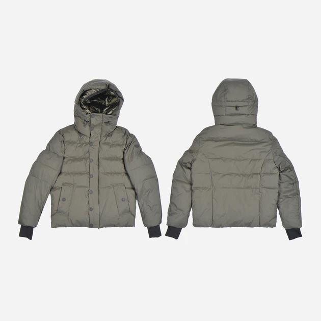 Kurtka puchowa męska zimowa z kapturem Antony Morato MMCO00593FA600054-4050 52 Zielona (8059712825595) - obraz 3