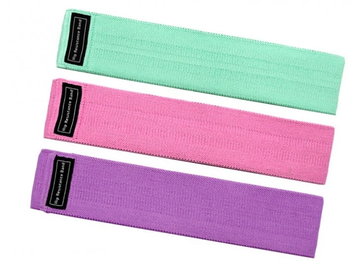 Резинки для фитнеса и спорта Hip Resistance Bands 3шт тканевые - изображение 3