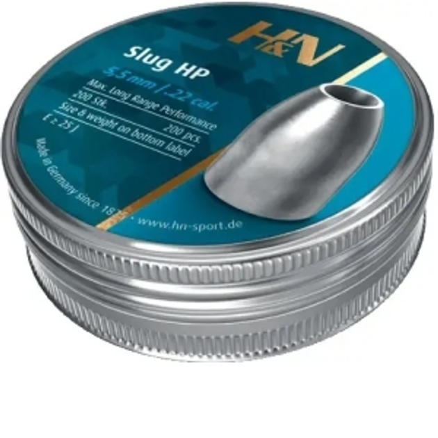 Кулі H&N Slug HP, 5,51 мм 1,94 g/ 30 gr, 200 шт - зображення 1