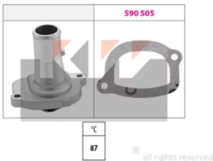 Термостат KW (аналог EPS 1.880.124/Facet 7.8124) (580124) - изображение 1