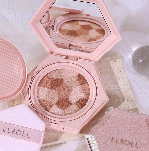 Тональна основа Elroel Correttivo Blending Compact Cushion коригуюча Natural Beige 23 12.5 г (8809085106810) - зображення 3