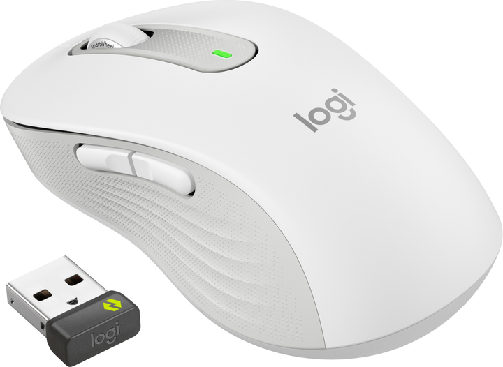 Мышь Logitech Signature M650 L for Business 2.4G/Bluetooth Off-White (910-006349) - изображение 2