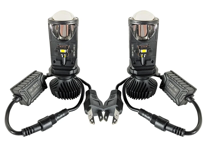 Led cветодиодные мини линзы Bi-LED MiniLens Y6D H4 6000k 35/45W 12-24v - изображение 2