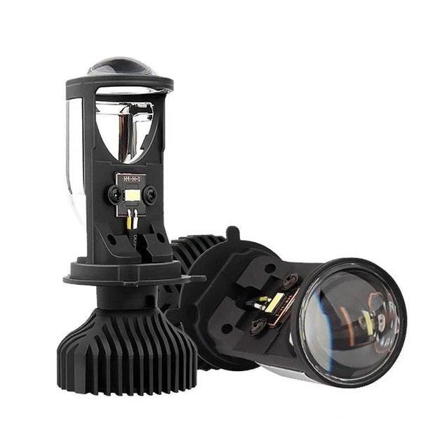 Led cветодиодные мини линзы Bi-LED MiniLens Y6D H4 6000k 35/45W 12-24v - изображение 6
