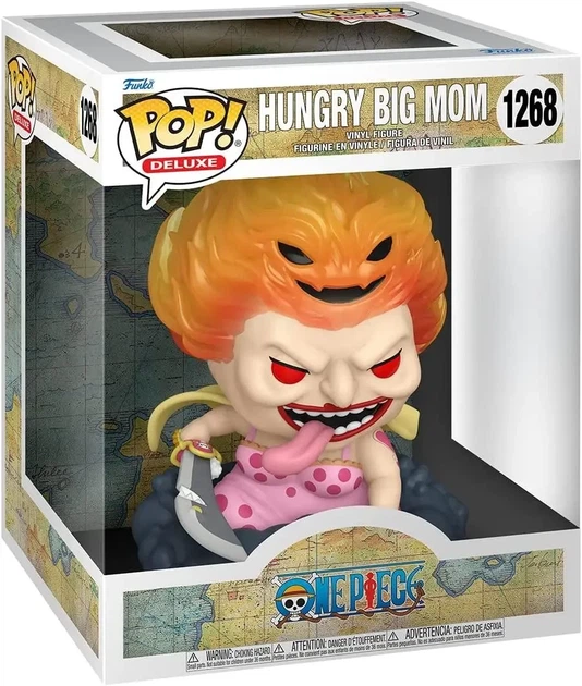 Фигурка коллекционная аниме Funko Pop Deluxe Фанко Поп One Piece Hungry Big Mom Ван Пис Голодная большая мамочка 15 см OP HBM 1268 (OP HBM 1268) - изображение 3