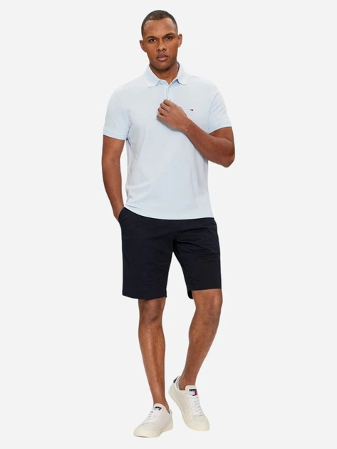 Spodenki męskie bawełniane krótkie Tommy Hilfiger thmw0mw23568dw5 36 Granatowe (8720116929874) - obraz 3