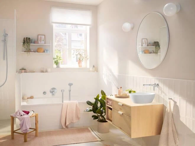 Смеситель для раковины с донным клапаном HANSGROHE REBRIS S 72528000 - Фото 5 Смеситель для раковины с донным клапаном HANSGROHE REBRIS S 72528000 - изображение 5