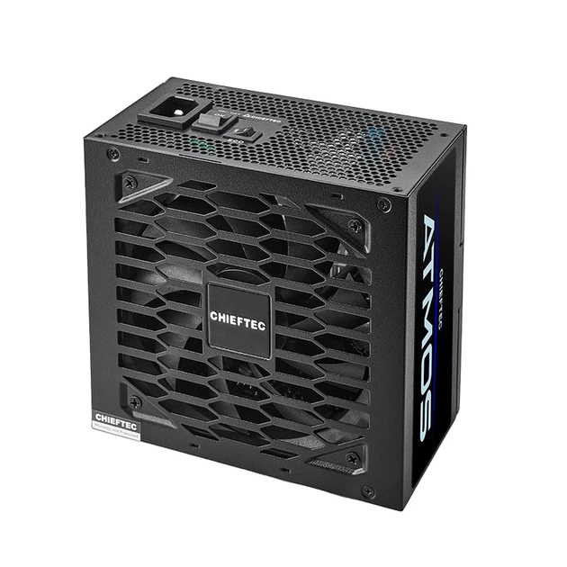 Блок питания CHIEFTEC Atmos (850W), >90%, 80+ Gold, 120мм FDB, 1xMB 24pin(20+4), 2xCPU 8pin(4+4), 4xMolex, 9xSATA, 2xPCIe 8pin(6+2), 1xPCIe GEN5 16pin, Fully Modular - изображение 4