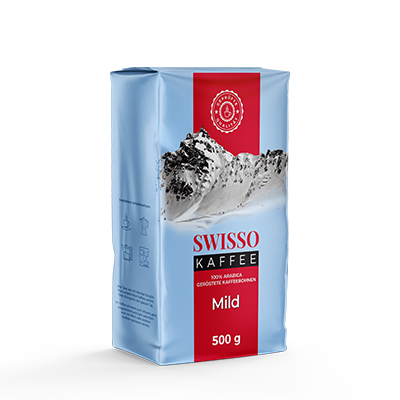Кава Мелена Swisso Mild 100% арабіка 500г - Фото 1 Кава Мелена Swisso Mild 100% арабіка 500г - зображення 1