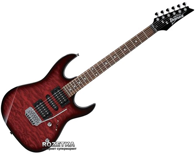 Электрогитара Ibanez GRX70QA TRB Red Burst (220789) - Фото 3 Электрогитара Ibanez GRX70QA TRB Red Burst (220789) - изображение 3