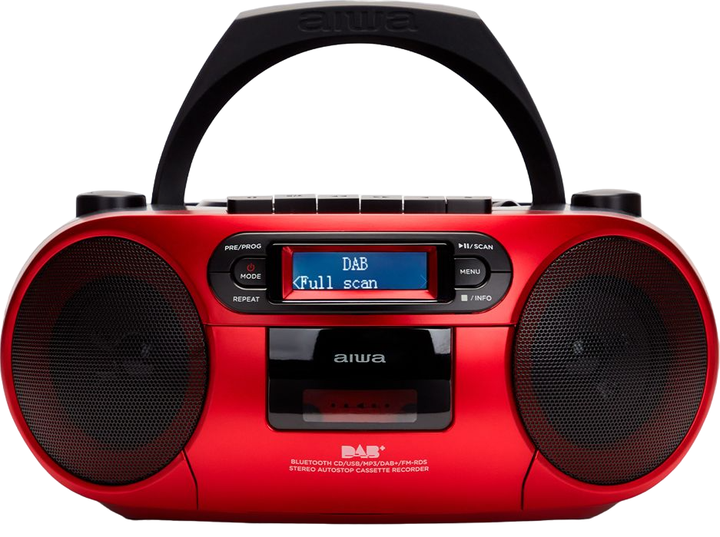 Radioodtwarzacz Aiwa Boombox BBTC-660DAB/RD Red (8435256897722) - obraz 1