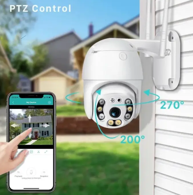 Беспроводные Wi-Fi камеры видеонаблюдения для охраны дома 2mp,Поворотные наружные camera, - Фото 4 Беспроводные Wi-Fi камеры видеонаблюдения для охраны дома 2mp,Поворотные наружные camera, - изображение 4