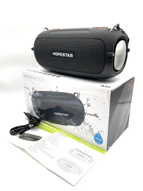 Минидинамик Bluetooth Hopestar A41 Черный 00692288 - изображение 2