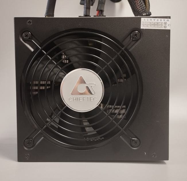 Блок питания 650W Chieftec CTG-650C (1×6+2pin) БУ - изображение 1