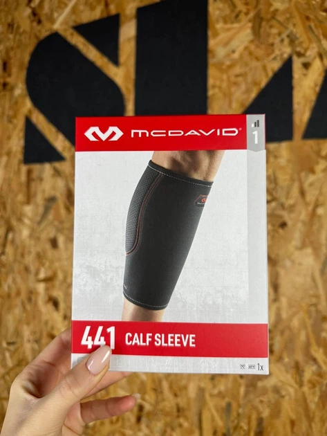 Компрессионный рукав на ногу McDavid calf sleeve(441) XL Чорний - изображение 5