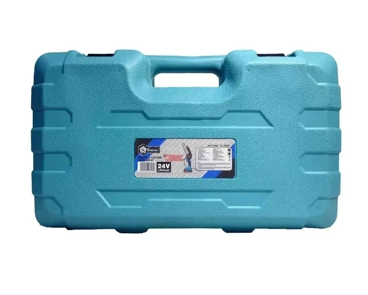 Акумуляторна ланцюгова пилка сучкоріз для обрізки дерев Electric Chainsaw 24V Black 2 АКБ Blue (3_05579) - зображення 5