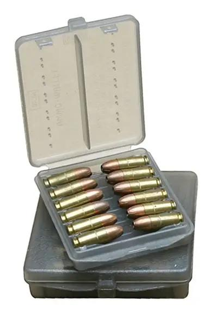 Коробка для патронов MTM кал. 9мм; 380 ACP. Количество - 18 шт - изображение 1