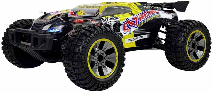 Auto terenowe zdalnie sterowane Leantoys Remote Controlled Off Road Żółte (5903802458121) - obraz 1