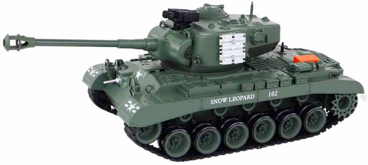 Танк на радіокеруванні Leantoys Leopard RC Remote Controlled Cannon 1:18 Сірий (5905679078075) - зображення 2