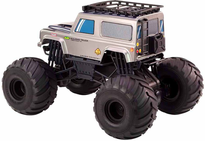 Samochód terenowy zdalnie sterowany LEAN Toys Srebrzysty (5905991006831) - obraz 4