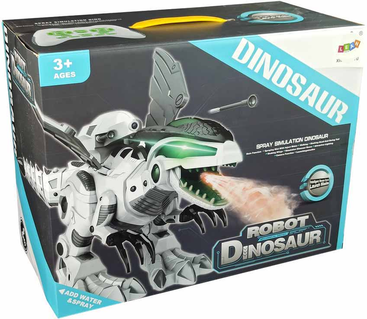 Динозавр на радіокеруванні LEAN Toys 65 см Білий (5903802453348) - зображення 4