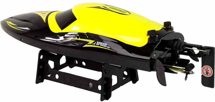 Motorówka zdalnie sterowana LEAN Toys 35 km/h Zółta (5905515357425) - obraz 3