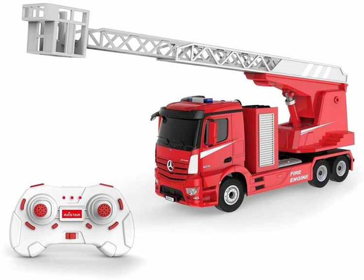 Straż pożarna zdalnie sterowana Rastar Mercedes-Benz Antos Fire Engine (5901384731366) - obraz 1