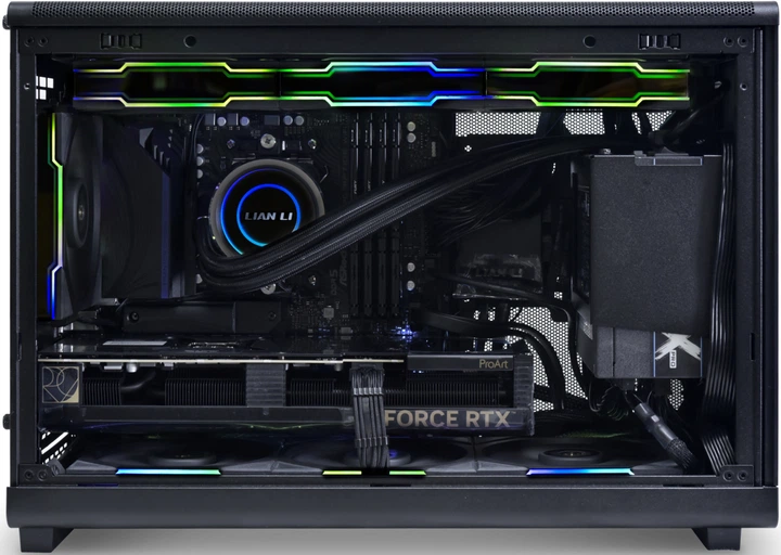 Корпус Lian Li A3 mATX / ITX Wooden Front Panel Black (G99.A3X-WD