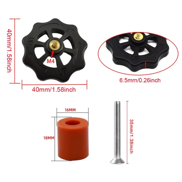 Комплект для вирівнювання робочого столу 3D принтера Creality Ender-3 Series CR-10 CR-10S Mini Ender (03775498) - зображення 3
